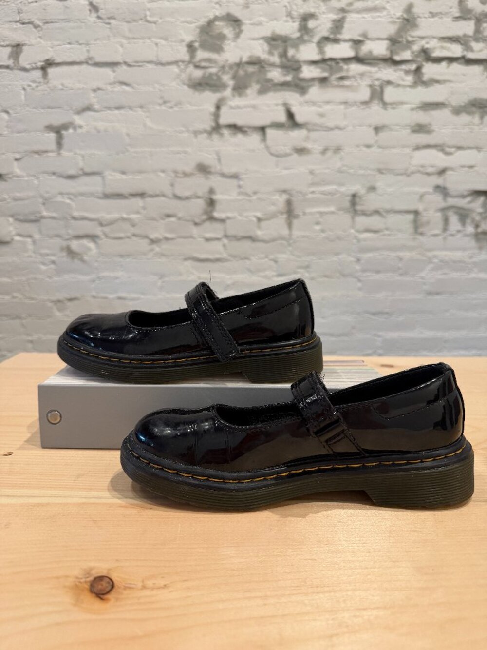 Dr. Martens Maccy Black Patent Mary Janes Size 13